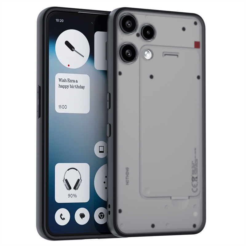 Matte อะคริลิคสําหรับโทรศัพท์ Nothing 3a Lite สําหรับ Nothing Phone 3a (lite) หรูหรากันกระแทกโปร่งใส Frosted Hard PC กรณี