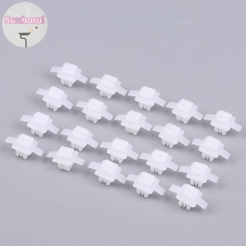 Sunborui 20PCS ด้านข้างกระโปรง Sill Moulding ฝาครอบล้อ Arch Flare Trim Moulding คลิปสําหรับ CR-V Civ