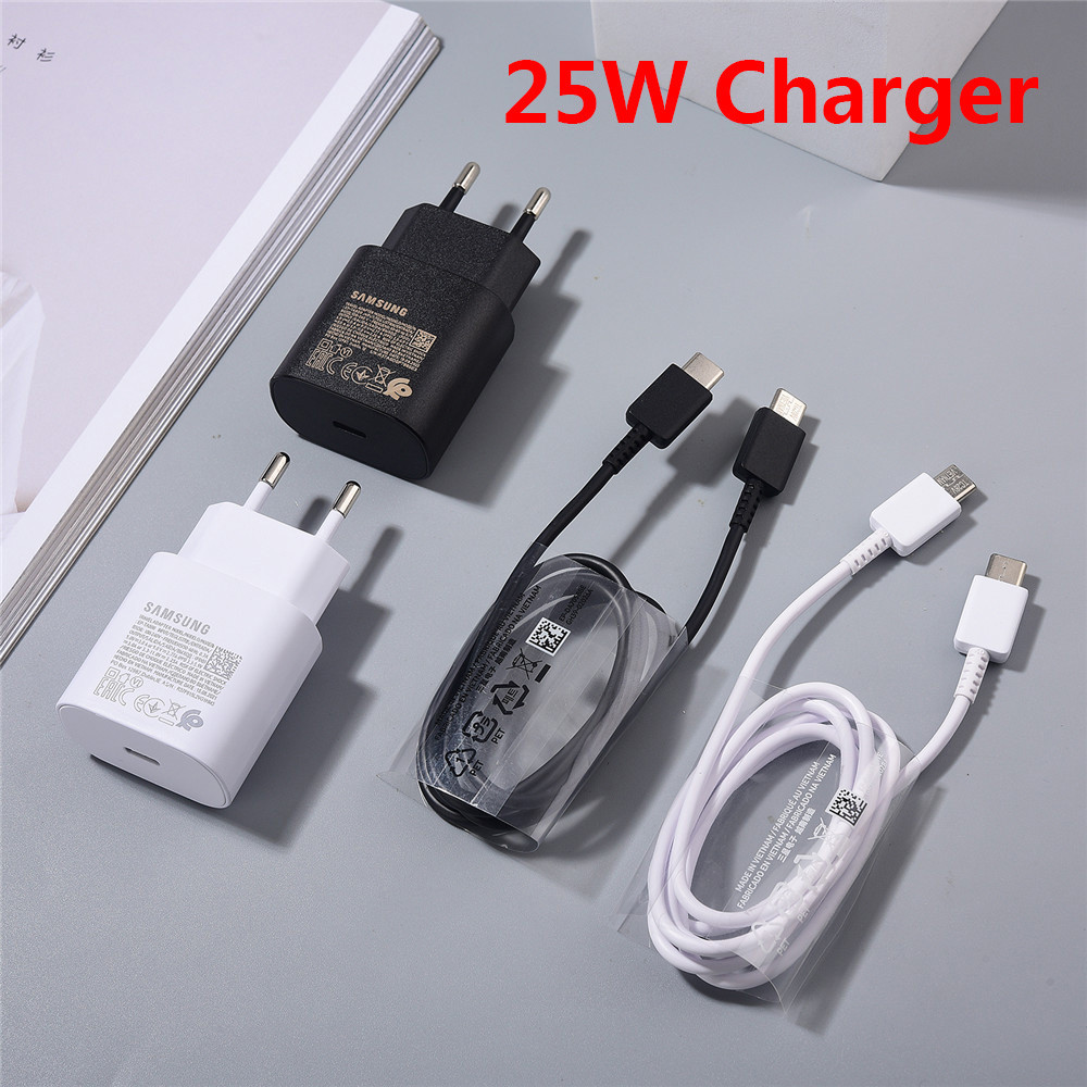 EP-TA800 Samsung 25W Super Fast Charger USB C PD Wall Power Adapter สําหรับ Galaxy A36 A15 A16 M35 F