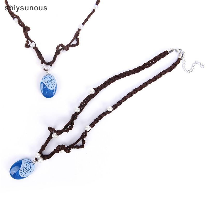 [shiysunous] เด็กผู้หญิงผู้หญิงแฟชั่น Moana สร้อยคอคอสเพลย์จี้โซ่เครื่องประดับสร้อยคอ FFF