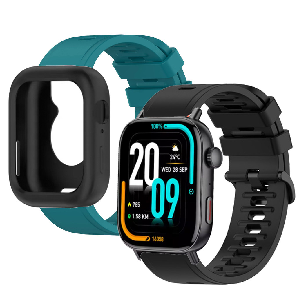 สําหรับ COLMI C8Max สายนาฬิกาป้องกันหน้าจอสําหรับ COLMI C8 Max สายรัดซิลิโคนสายรัดข้อมือสร้อยข้อมือ