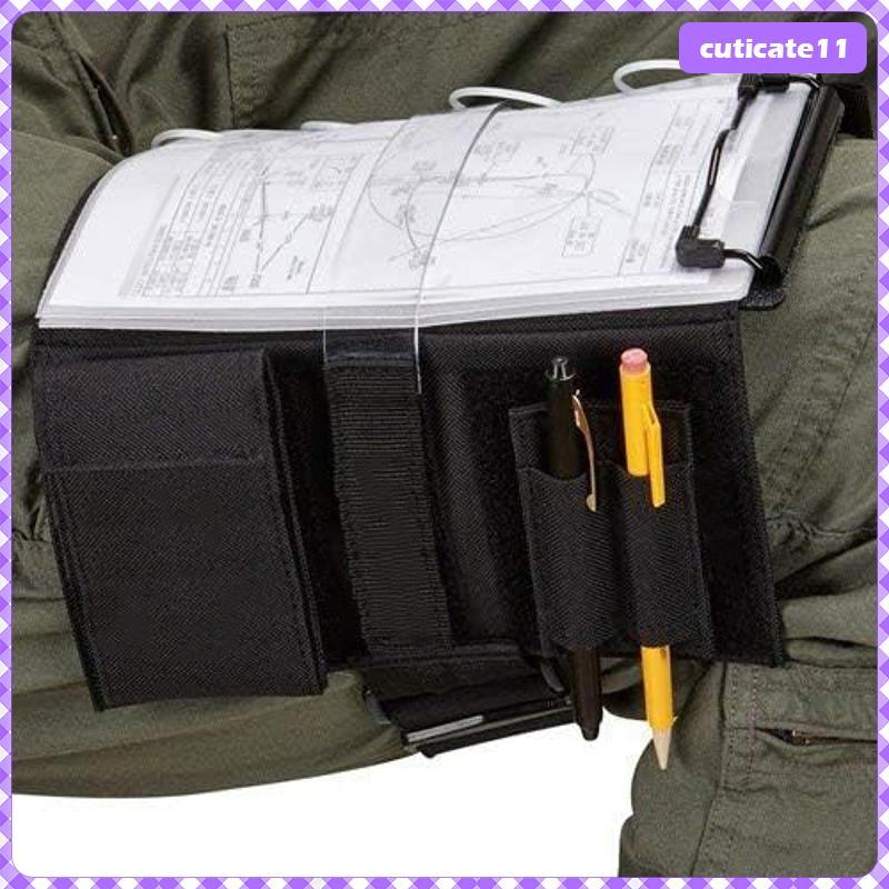 [Cuticate1] Pilot Kneeboard Pilot Notepad Holder Organizer Multifunctional Aviation Leg
