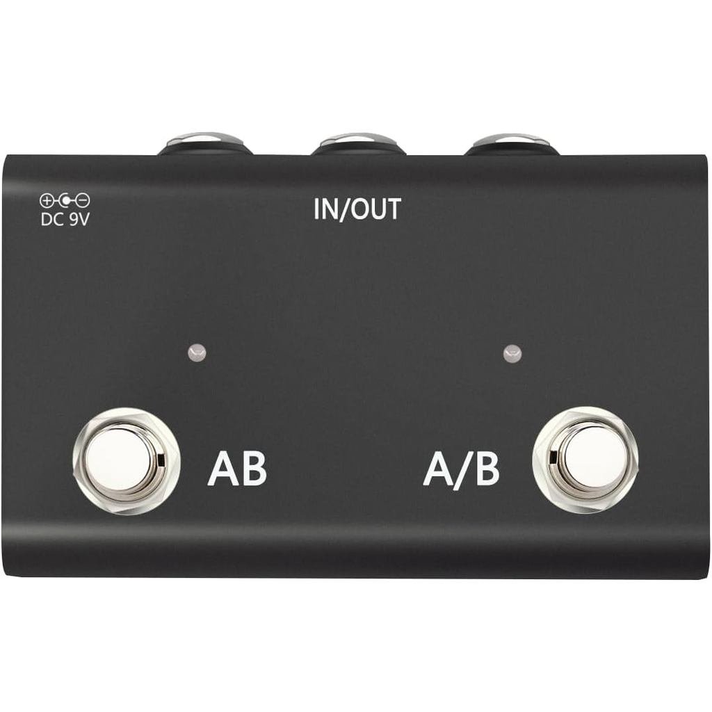 ABY Pedal Channel Switch Box Line AB Selector True Bypass สําหรับกีตาร์เหยียบ W9AN