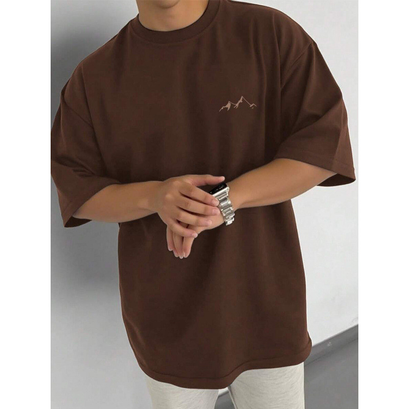 2026棉休闲印花Manfinity Homme Plus Size Young Mens StreetwearCOD Q3R4