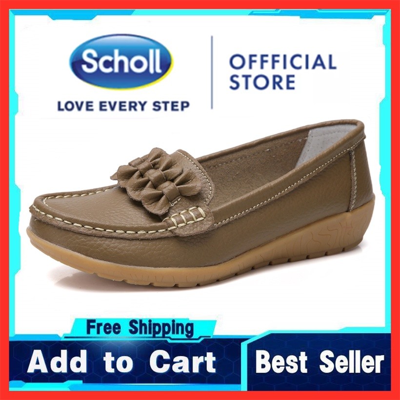 รองเท้าผู้หญิง Scholl แบบ Boat Shoes และรองเท้าโลฟเฟอร์ ขนาดใหญ่ 42-43