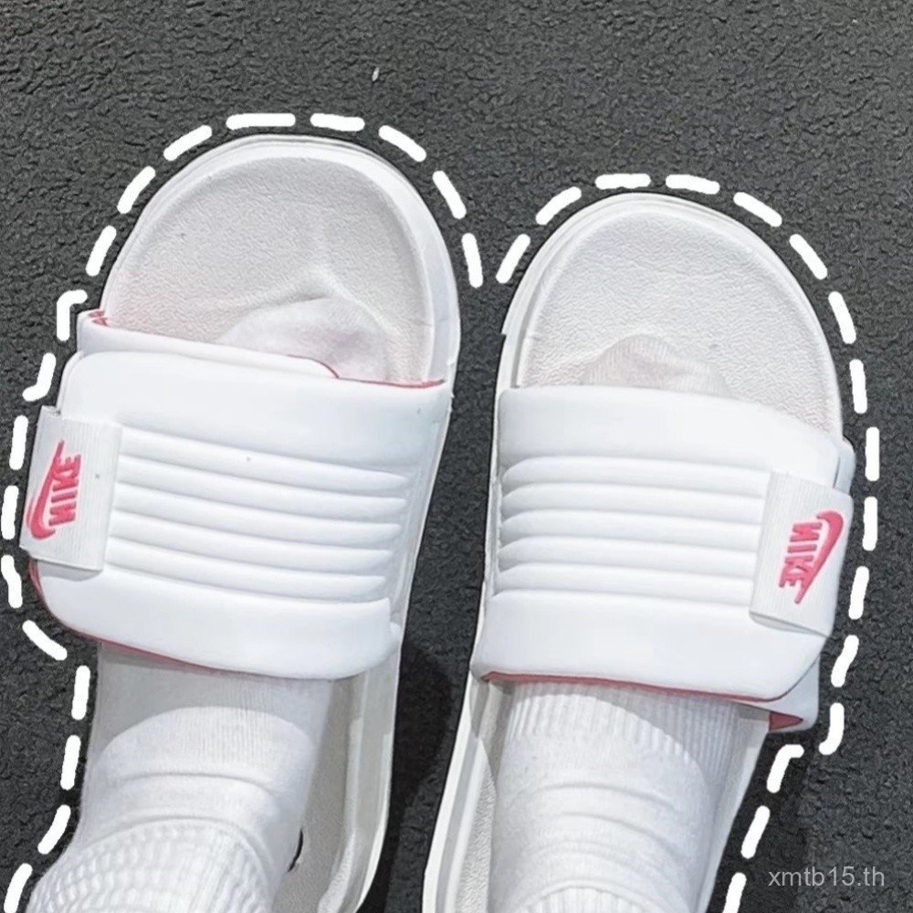 OFFCOURT JUST SLIDE รองเท้าแตะผู้ชายและผู้หญิงกันกระแทกฤดูร้อน Velcro Beach กีฬารองเท้าแตะกันน้ํา 88