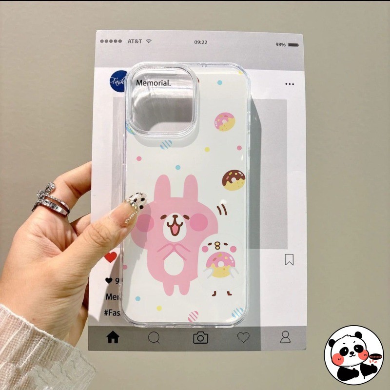 กระต่ายน่ารักเคสโทรศัพท์สําหรับ iQOO Z10 Z10X Z9 Turbo Pro Plus Z9X Z9S Z8 Z8X Z7 Z7i Z7X Z6 Lite Z5X Z5 Z3 Z1 5G 4G สไตล์การ์ตูน Chick