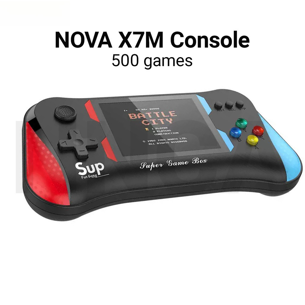 500-in-1 All-in-One คอนโซลเกมย้อนยุค | NOVA X7M พร้อมจอ HD 3.5" และการเล่นวิดีโอ