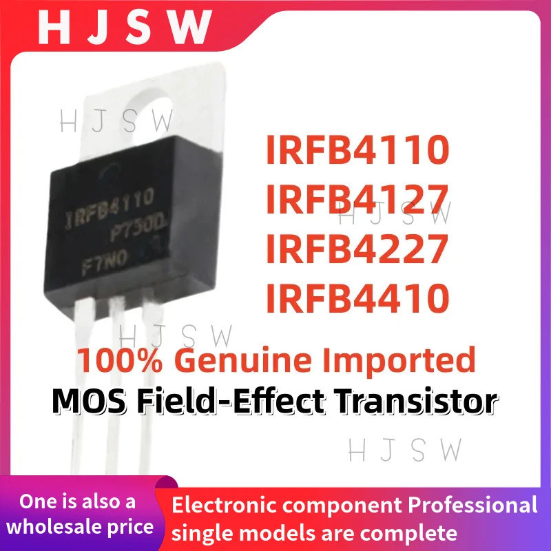 5PCS IRFB4110 IRFB4127 IRFB4227 IRFB4410 IRFB4110PBF IRFB4127PBF IRFB4227PBF IRFB4410PBF TO-220 Fiel
