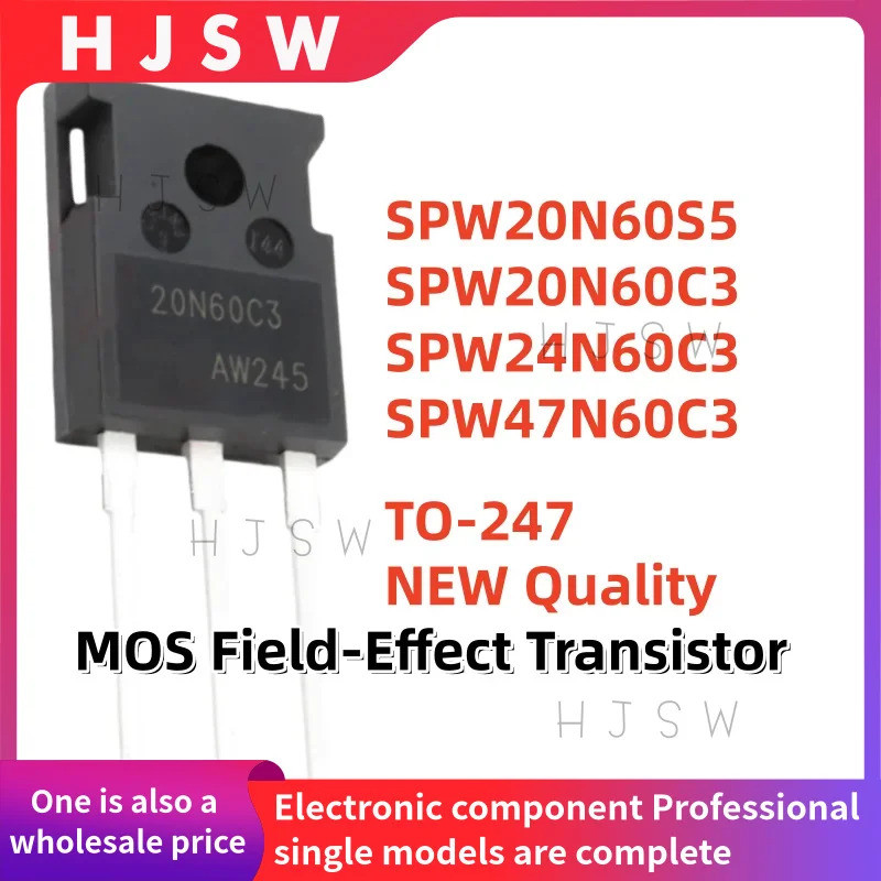 5PCS SPW20N60S5 SPW20N60C3 SPW24N60C3 SPW47N60C3 20N60S5 20N60C3 24N60C3 47N60C3 4N60C3 4N60C3 4N60C