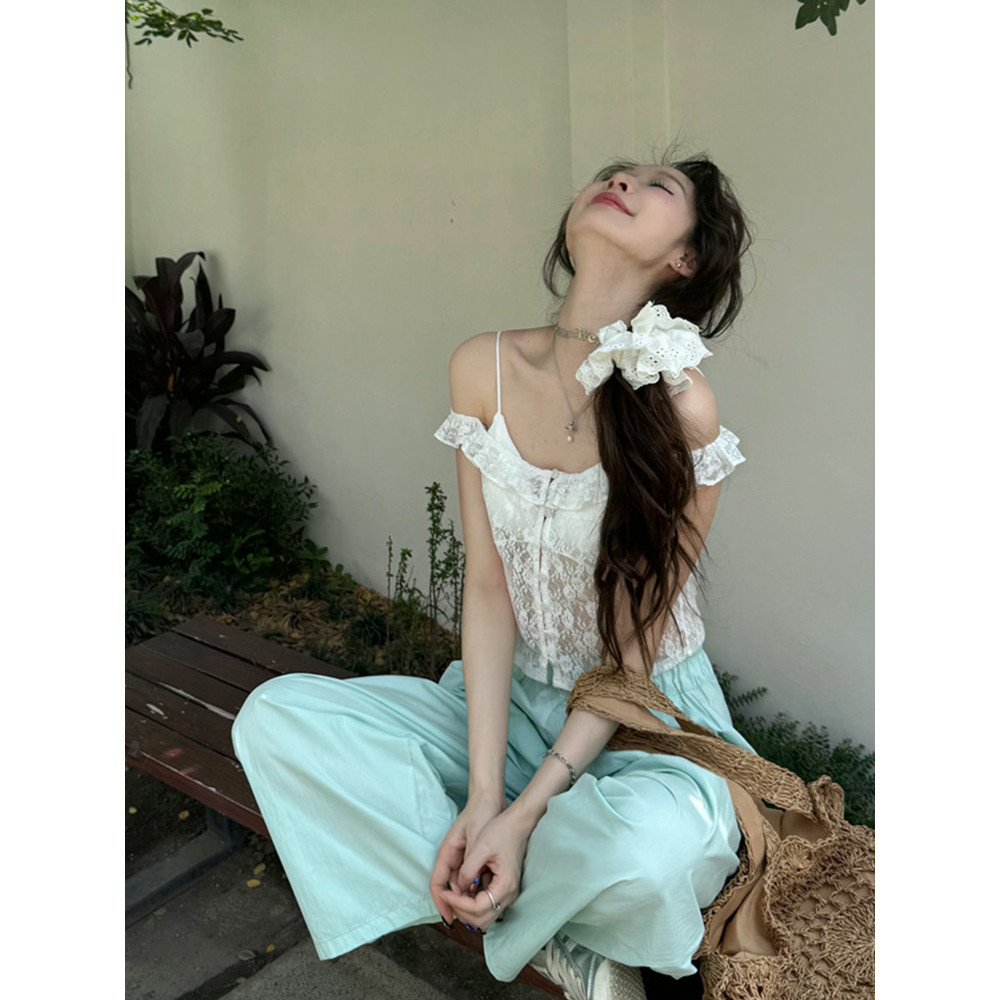 Evelynเสื้อแขนกุด ดีเทลกระดุมหน้า รูปที่ 2