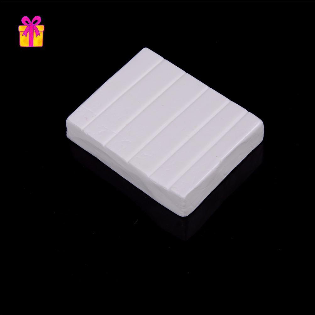[INTH] ดินอบเตาอบ Fimo Polymer Clay Figuline 250g/paet White COLOR Soft Cay Modeling [ดีกว่า]