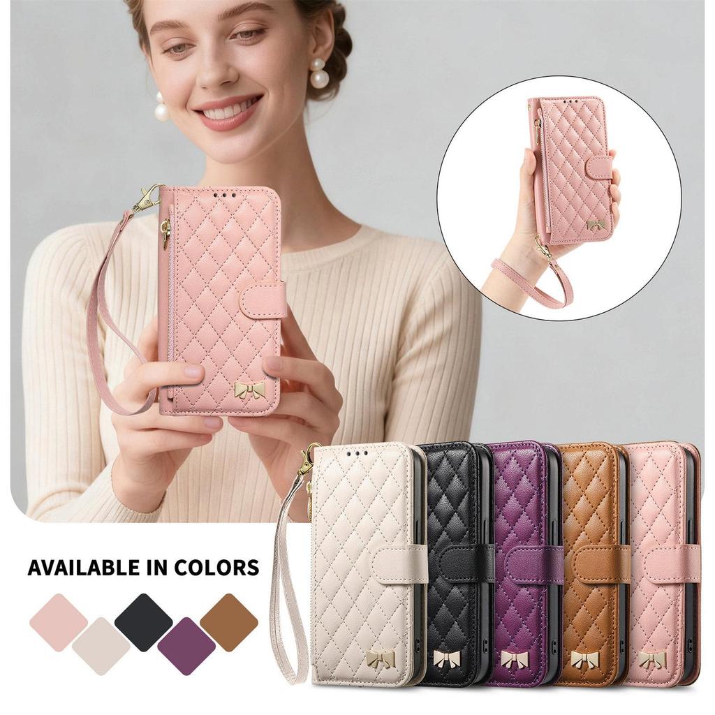 เคสโทรศัพท์แบบฝาพับ ใส่บัตรพร้อมสายคล้องคอ สําหรับ Motorola Edge 70 Fusion, G67, G77, G35, G06 Power