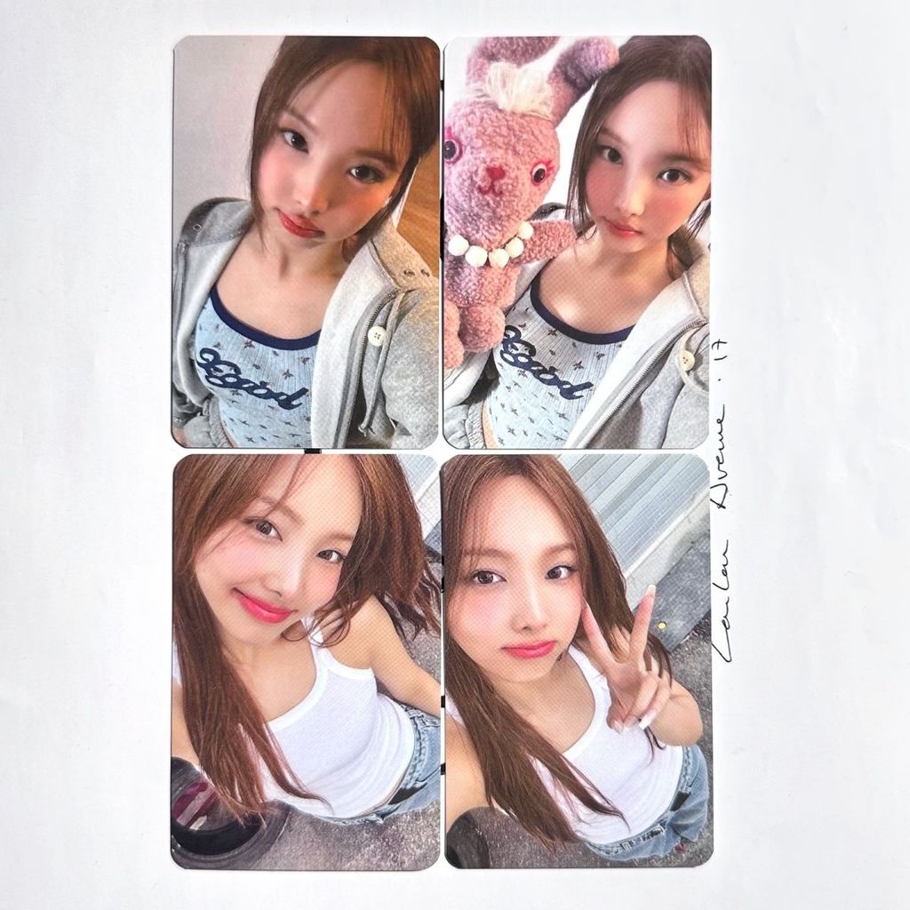 NAYEON Photocard สอง mini14 การ์ดเดี่ยว d เวอร์ชัน Photocard
