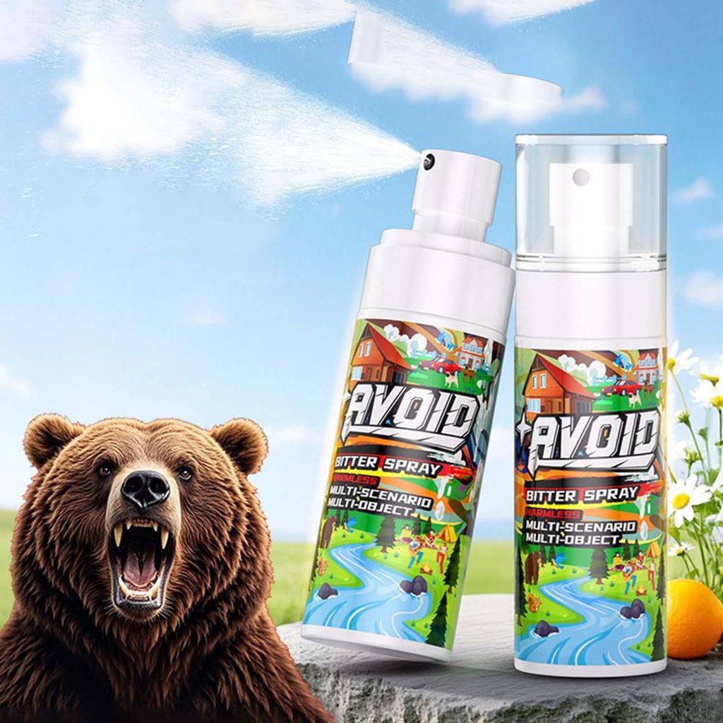 100ml Wildlife Repellent สเปรย์ความปลอดภัยล็อคหมีสุนัข Deterrent เดินป่ากลางแจ้ง Camping Forest สัตว์เกียร์