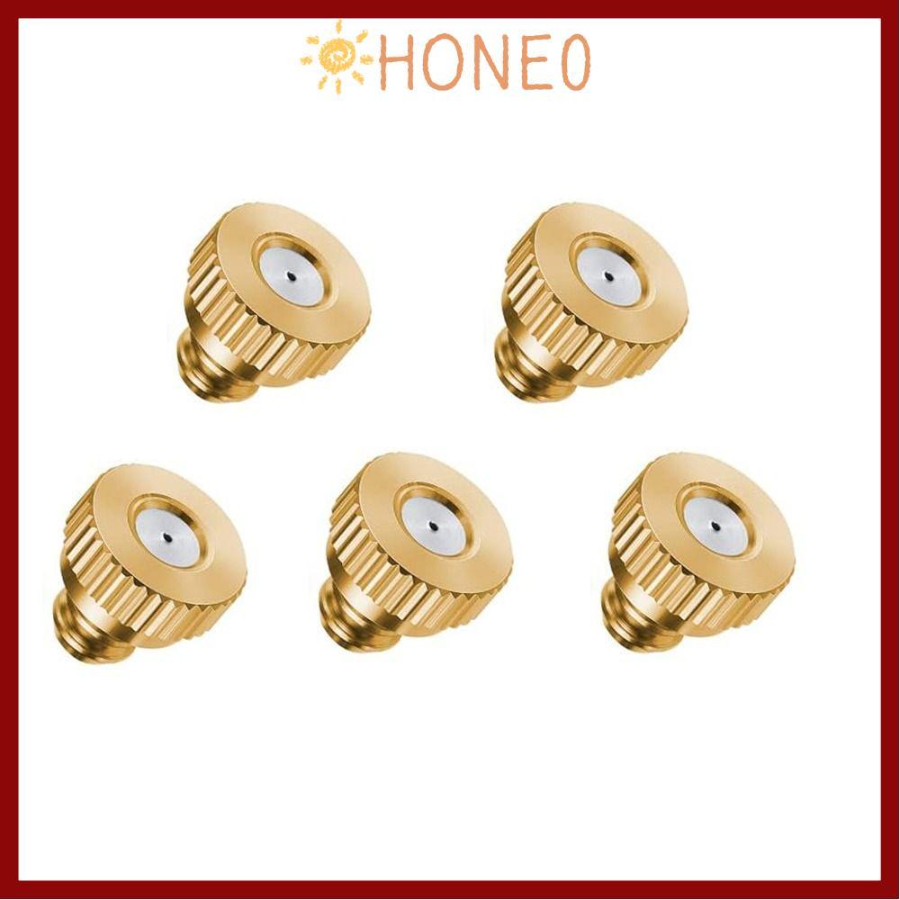 HONE หัวฉีด Atomizing, หัวฉีดหมอกเกลียว 0.1-0.7 มม., หัวฉีดหมอกทองเหลือง