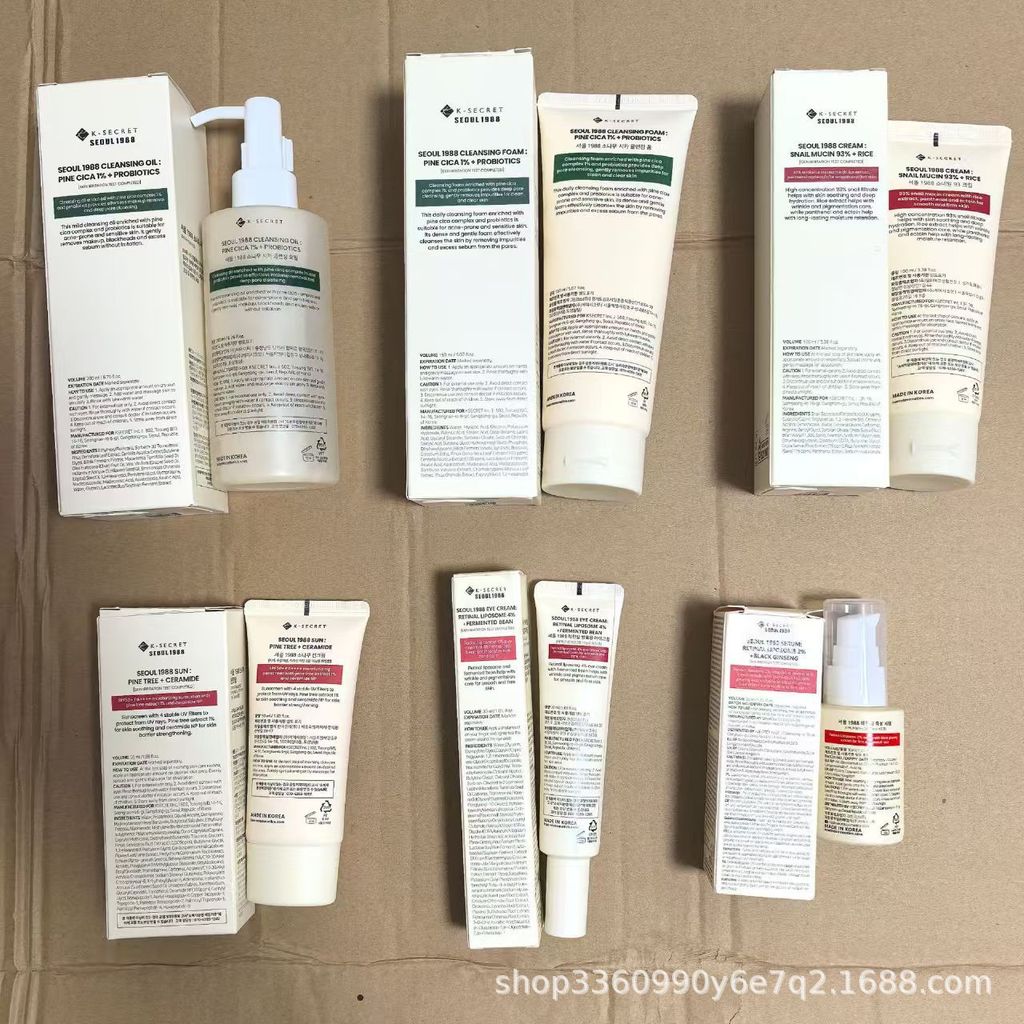ขายร้อน K-SECRET KSECRETSEOUL1988 ครีมบํารุงรอบดวงตาครีมบํารุงผิวหน้าทําความสะอาดน้ํามันขายส่ง889992