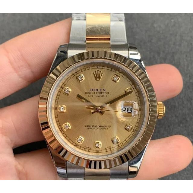 Rolex Rolex (Rolex Rolex ) Rolex Datejust m126333-0011 series กลไกอัตโนมัติเหล็ก 904 l นาฬิกาเพชรทอง