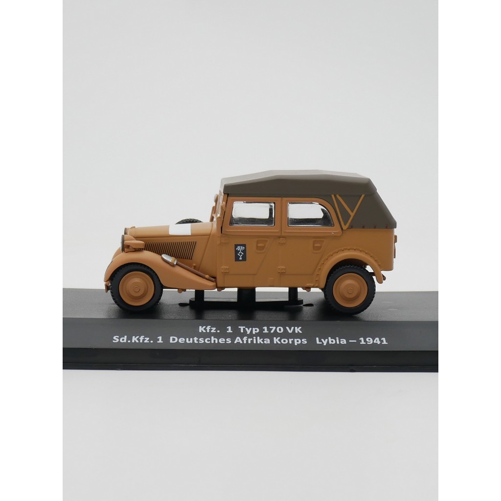 Ixo 1: 43 Mercedes-Benz Typ 170 VK Mercedes-Benz World War II ทหารเยอรมันรถรุ่น