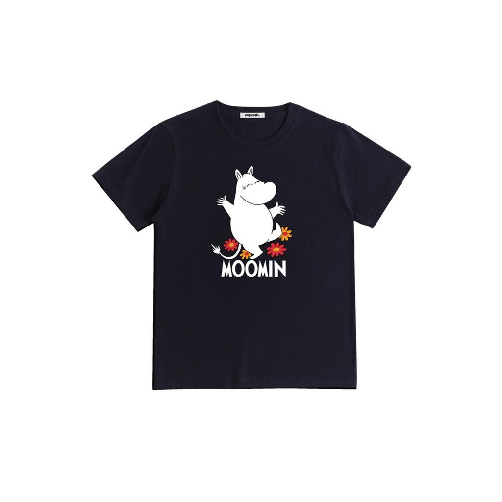 เสื้อยืดยอดฮิต การ์ตูน River Maming พิมพ์ลายรอบคอแขนสั้น เหมาะสำหรับสวมใส่ในหลากหลายโอกาส