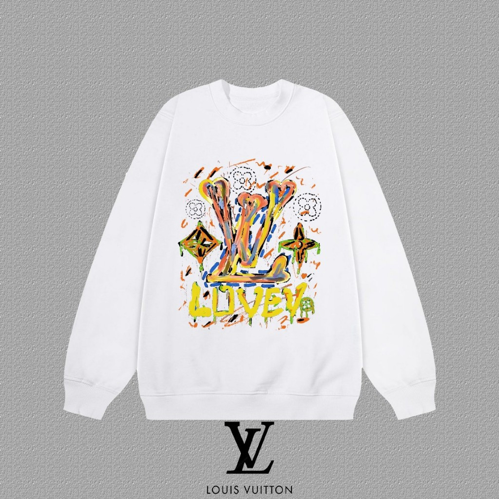 LOU * IS VU * ITT * ON/L * V/2026 ฤดูใบไม้ร่วงฤดูหนาวสไตล์ใหม่รอบคอเสื้อกันหนาว Hooded Sweatshirt ผู