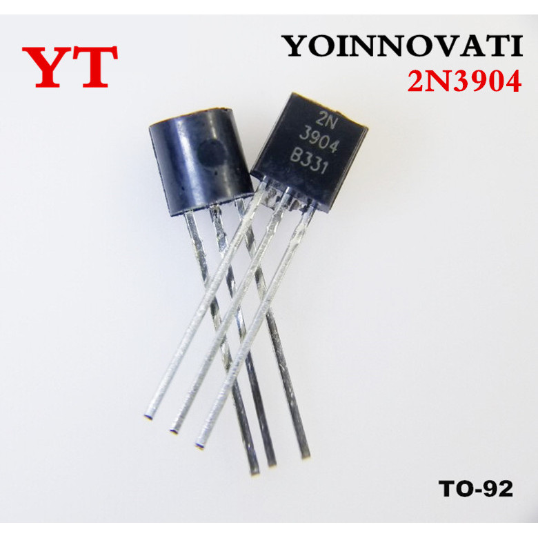 1,000 ชิ้น 2N3904 3904 ทรานซิสเตอร์ NPN SS GP 200MA TO-92 บรรจุภัณฑ์