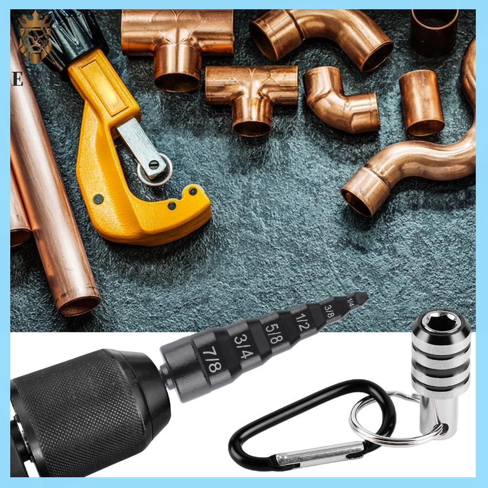 [explosion1.th] เครื่องขยายท่อทองแดง 6 In 1 พร้อมที่ยึดดอกสว่านและคาราบิเนอร์ Swage HVAC เครื่องมือเ