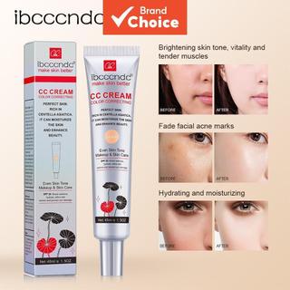  Corretivo CC Cream 45ml Facial Centella Asiatica Reparador BB Cream Corretivo Natural Clareador Base Líquida Cosméticos