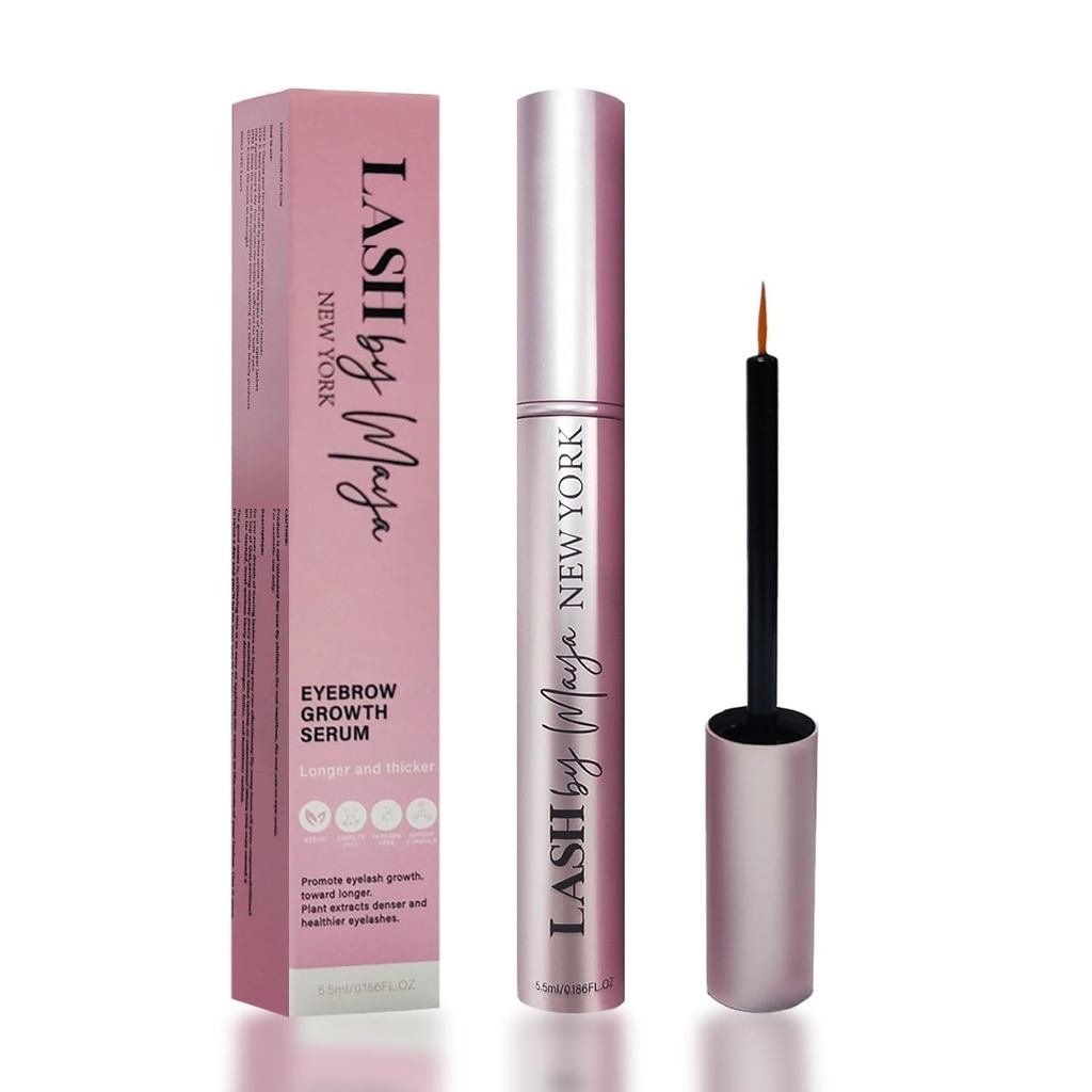 เซรั่มปลูกขนตาสูตรธรรมชาติ,Lash By Maya Serum Gentle & Vegan,Lash Essence for Eyelash Growth: Achiev