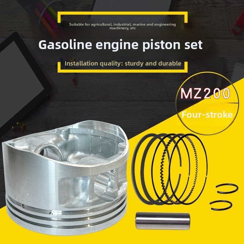 Yamaha Gasoline Generator Parts 6.5HP Water Pump Rice Transplanter MZ200 Piston Ring Assembly