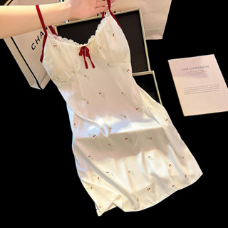 ชุดนอนผู้หญิงฤดูร้อน ชุดนอนสายเดี่ยวไอซ์ซีรีส์ สบาย ๆ กับชุด…