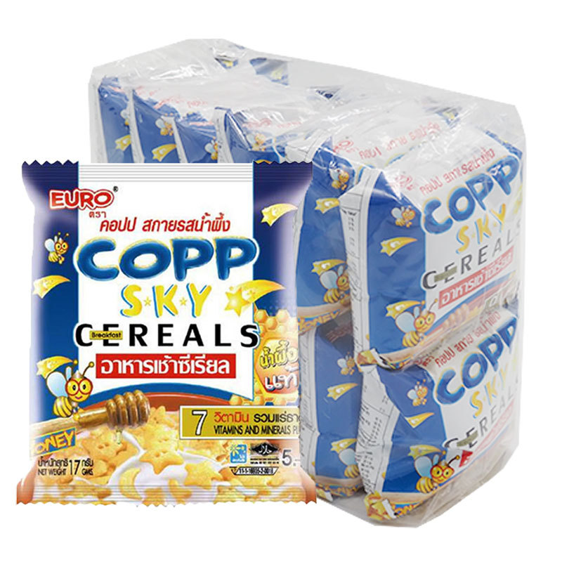 คอปป อาหารเช้า รสน้ำผึ้ง 17 ก. x 12 (COPP Cereals Honey 17 g x 12)