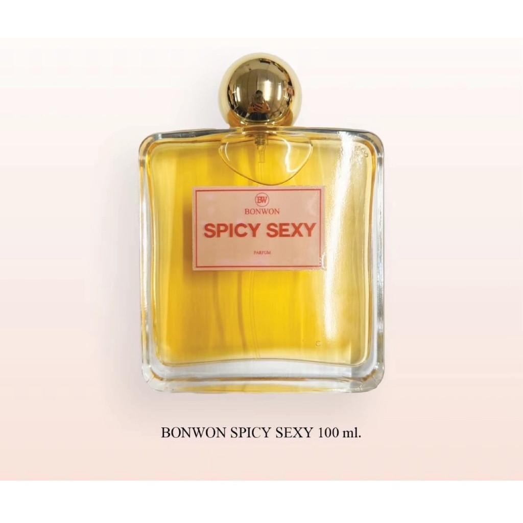 ฺBonwon น้ำหอมSpicy Sexy 100mL - กลิ่นผู้หญิง หวาน คาราเมล น้ำผึ้ง 100ml