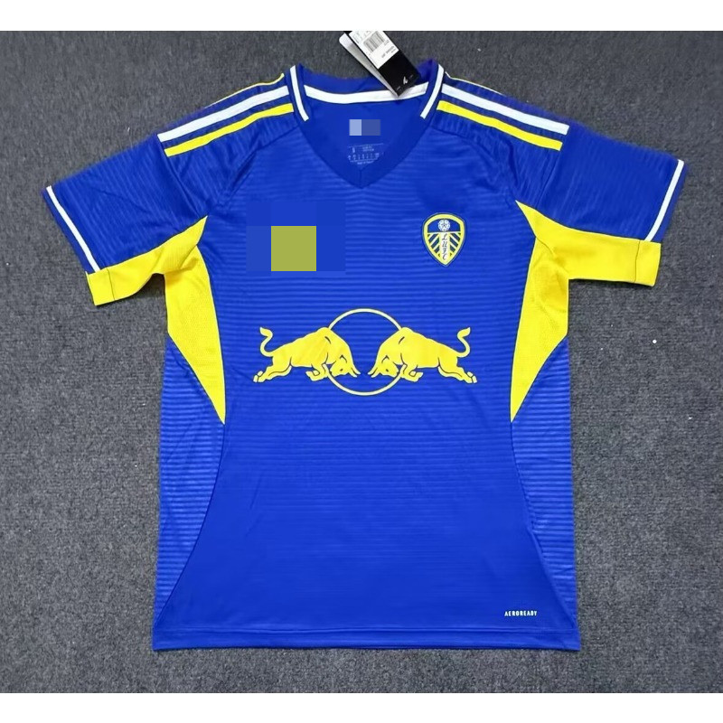 เสื้อฟุตบอล Leeds United ทีมเยือน ไซส์ S-4XL พร้อมพัดลมรุ่น 2526