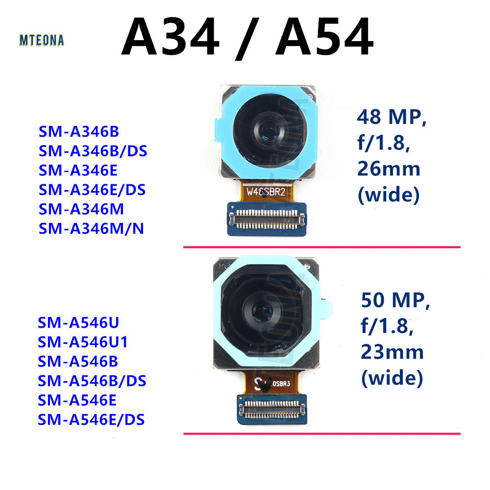 สําหรับ Samsung Galaxy A54 SM-A546 A546B A34 A346B A346 Back Facing กล้อง