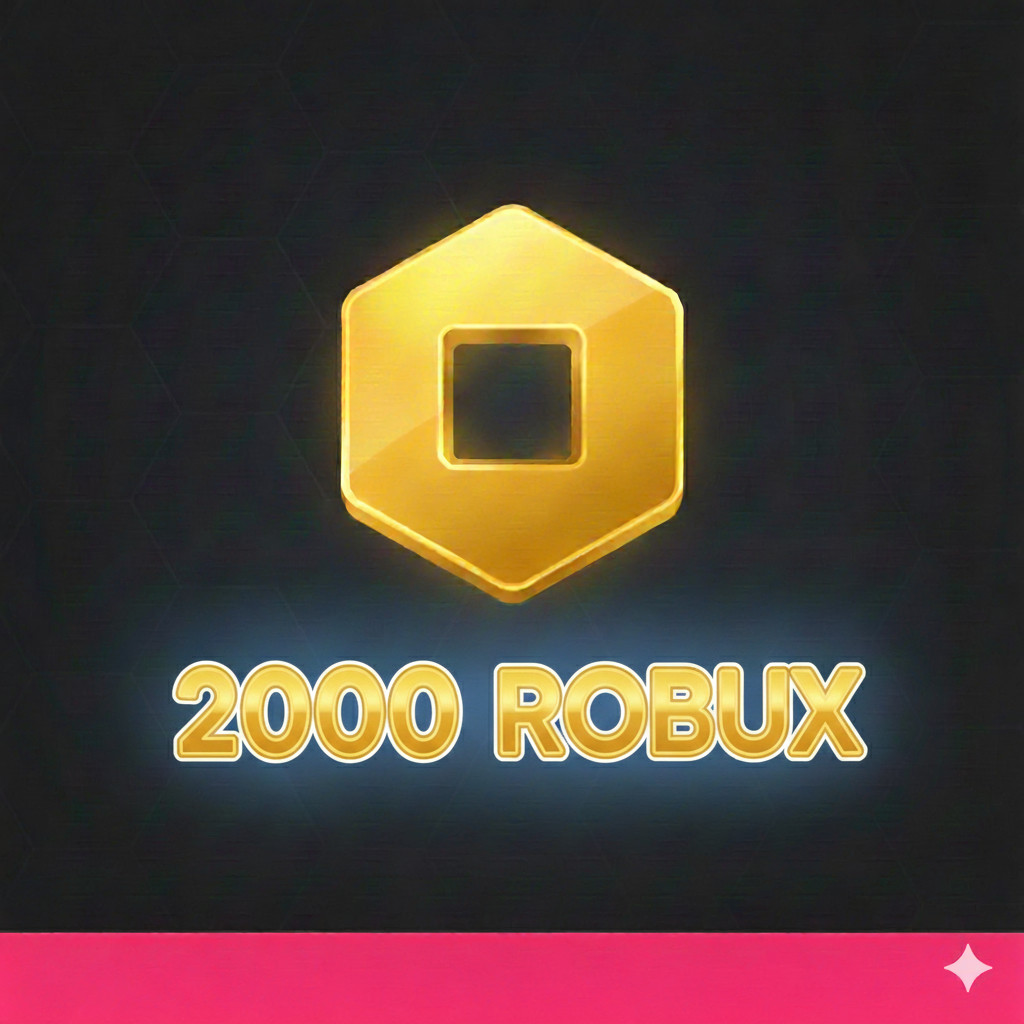 Roblox 2000 Robux เติมโรบักซ์ (Roblox) ราคาถูก ส่งจริง  ขนาด10x10