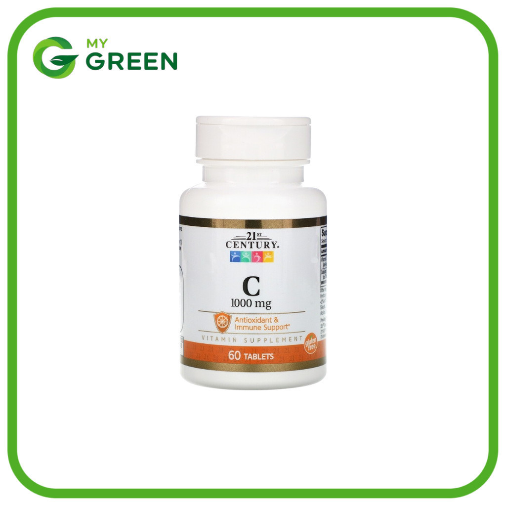 พร้อมส่ง 21st Century, Vitamin C, 1,000 mg, 60 Tablets