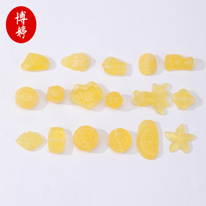 DIY Gadget ขี้ผึ้ง Koilove ลูกปัดเรซิ่นเรขาคณิตสำหรับสร้อยคอนาฬิกาข้อมือและงานฝีมือ