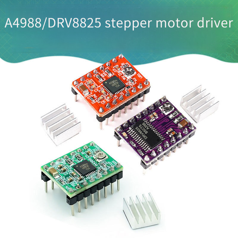 Reprap Stepper Driver Stepper Motor Driver A4987/DRV8825 พร้อมฮีทซิงค์