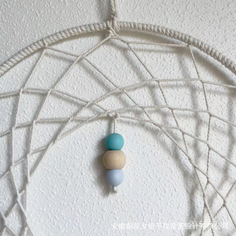 B & B พู่ตกแต่งบ้านสี Dream Catcher เครื่องประดับถัก Handmade Shopping Mall Tapestry IQFM