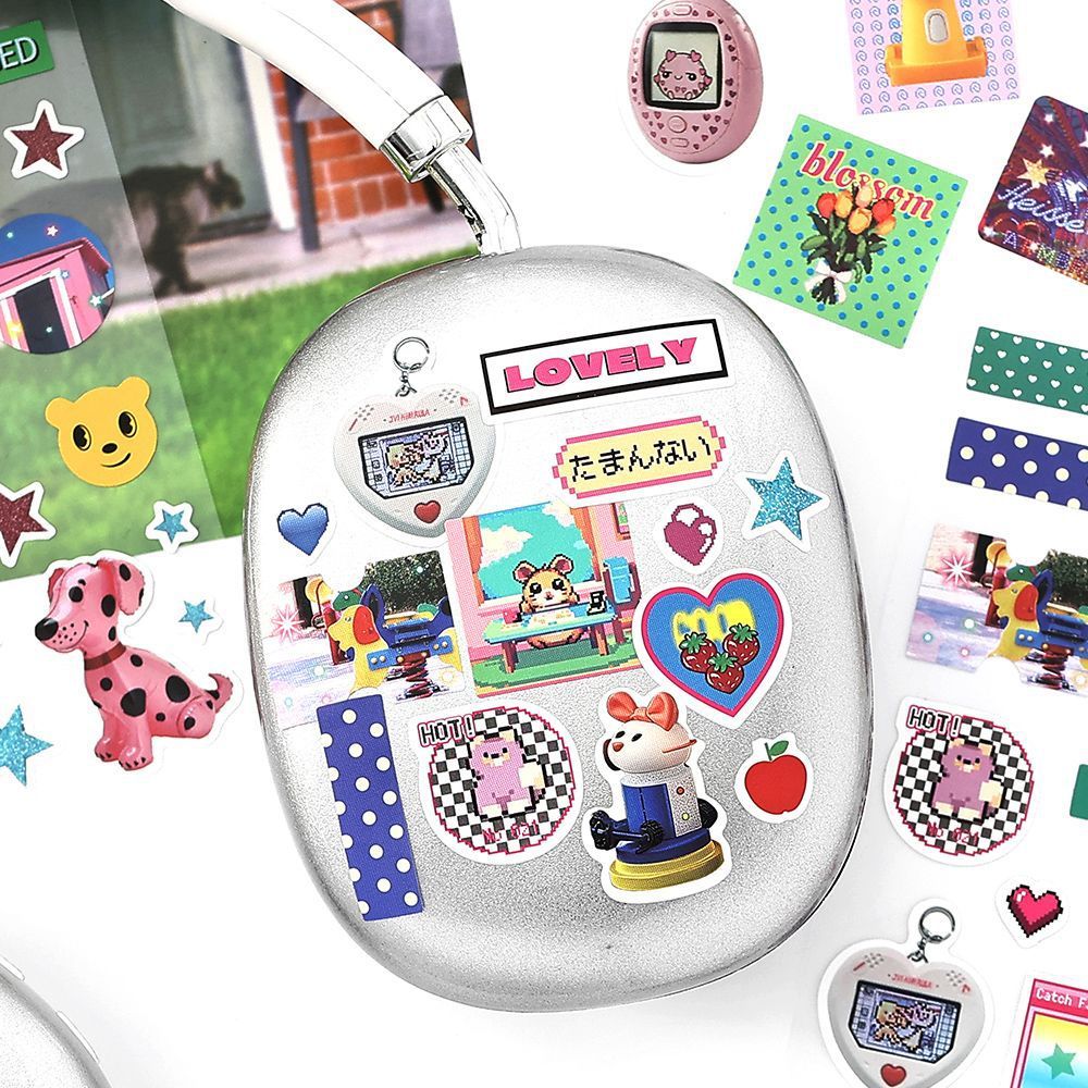 2 ชิ้น Kawaii สติกเกอร์ญี่ปุ่น DIY Junk Journal Collage ตกแต่งสมุดภาพไดอารี่น่ารักสติกเกอร์ - รูปที่ 2