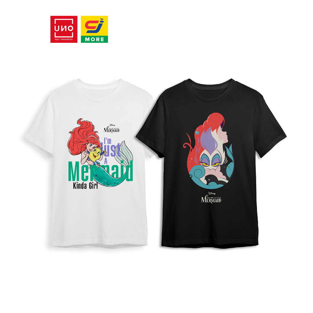 UNO เสื้อยืด คอกลม  Mermaid