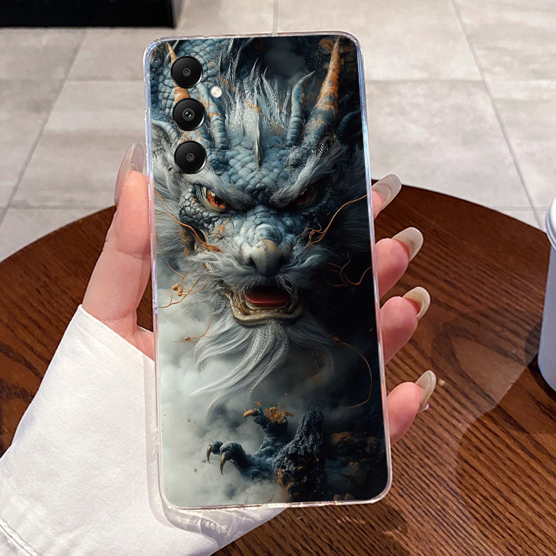 ปลอกสําหรับ Samsung Galaxy A05s A04s ความงามหรูหราน่ารัก Cool ชายหญิงซิลิโคนอ่อนนุ่มเคสโทรศัพท์ฝาหลังโปร่งใส TPU Shell - รูปที่ 5