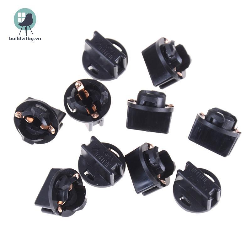 Bg 10PCS T10 W5W 168 192 194 Wedge Instrument แผง Dash Light ฐานซ็อกเก็ต vitbg