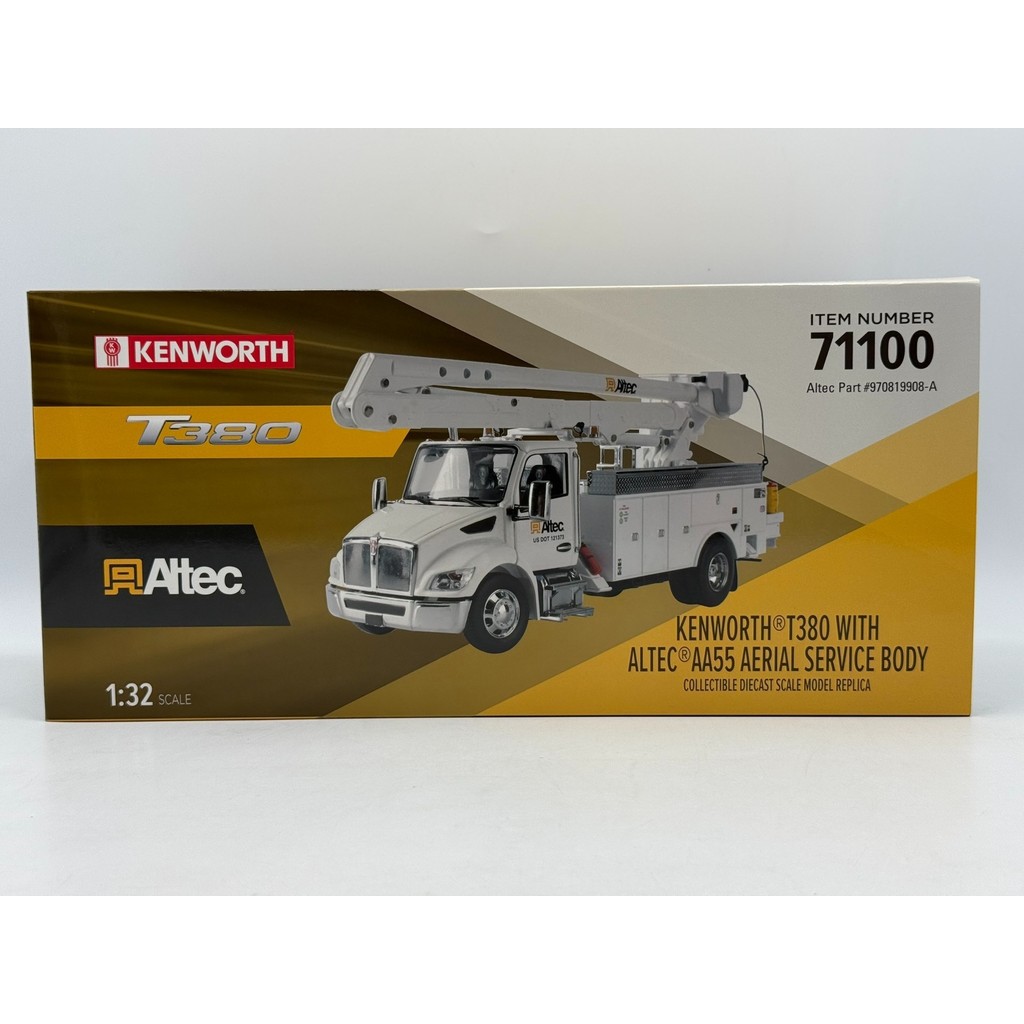T380 Service Truck Altec AA55 Aerial DM 71100