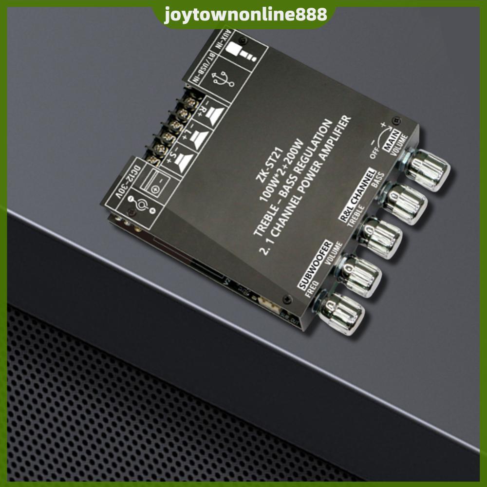 ZK-ST21 ชิปบอร์ด AMP ที่รองรับบลูทูธ TPA3221 โมดูลเครื่องขยายเสียง DC12-30V [Joytownonline888.th]