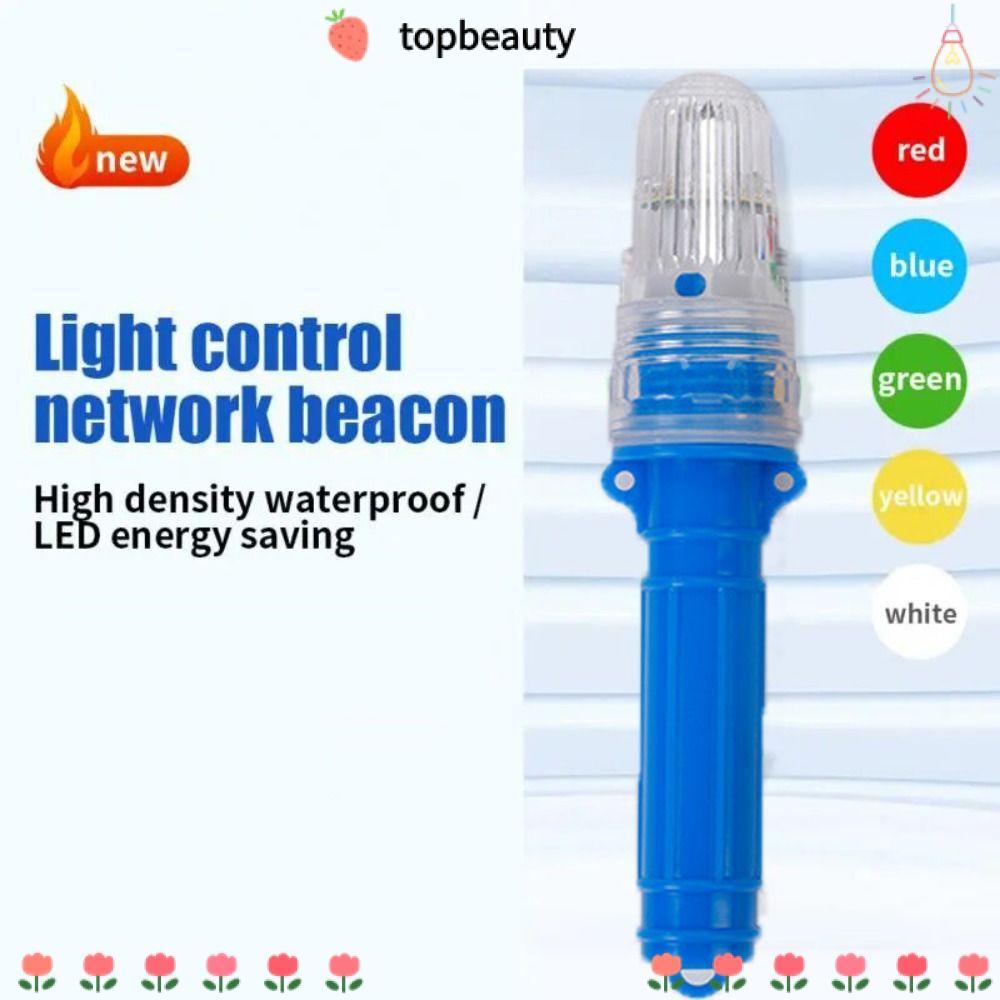 Topbeauty ไฟ LED ตกปลา,กันน้ําคู่แฟลชโคมไฟทุ่นไฟสัญญาณ,ไฟแสดงสถานะ LED ควบคุมแสง Fishery ลอยไฟเตือนลอย Fish Finder