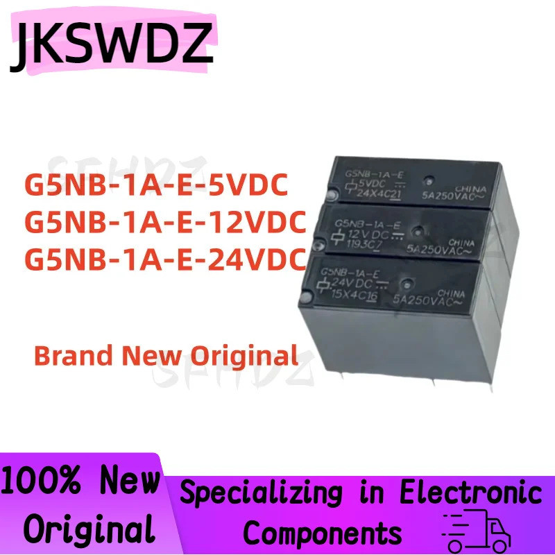 1-5PCS G5NB-1A-E- 5VDC G5NB-1A4-E G5NB-1A 12VDC 24VDC DC5V DC12V DC24V 5A G5NB-1A-E-5VDC G5NB-1A-E-1