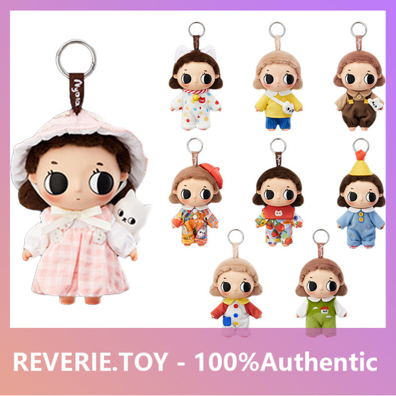 P POPMART Nyota Little Instant Series จี้ตุ๊กตาไวนิลกล่องลึกลับของขวัญของเล่นอินเทรนด์