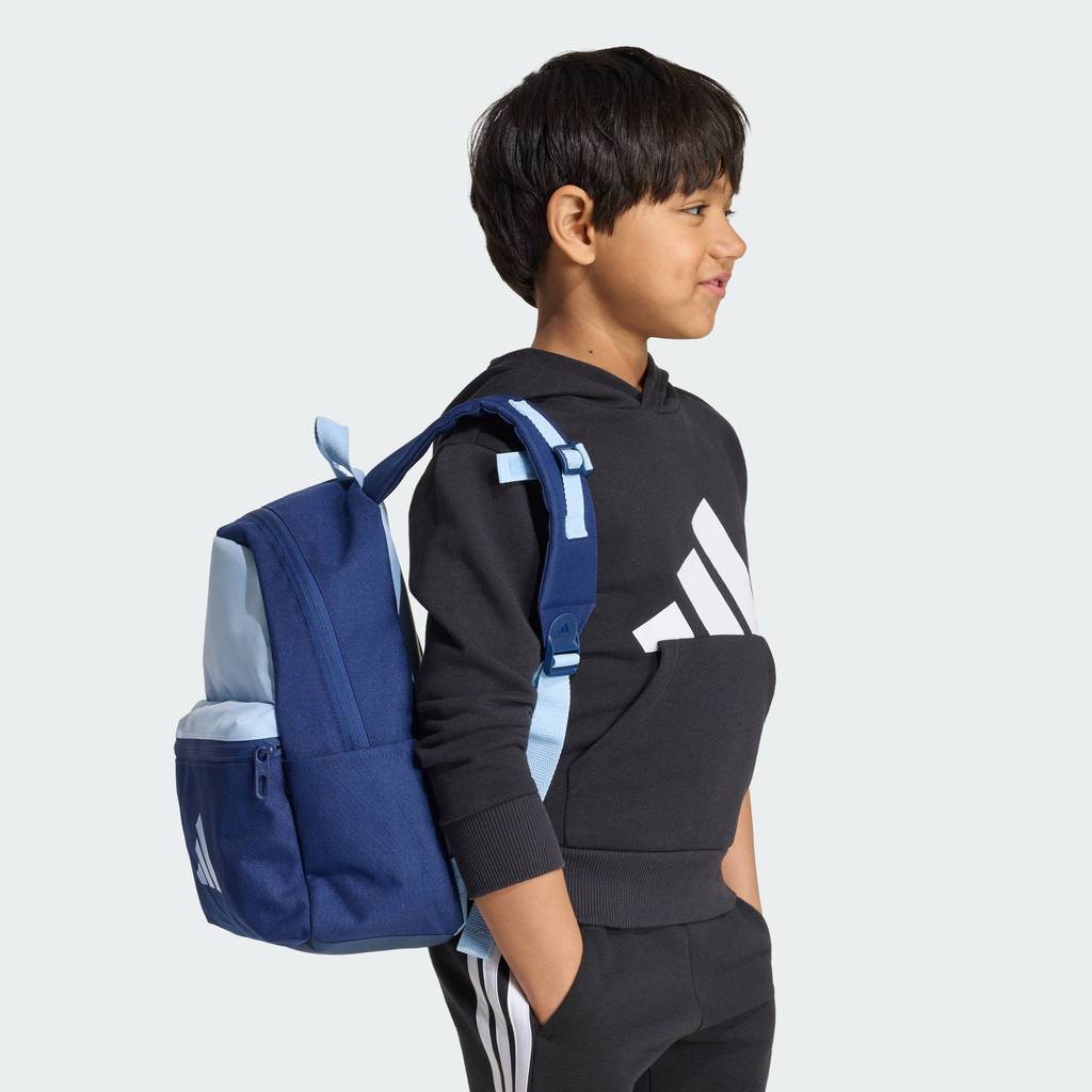 adidas ไลฟ์สไตล์ กระเป๋าเป้โลโก้สำหรับเด็ก เด็ก สีน้ำเงิน KR1684
